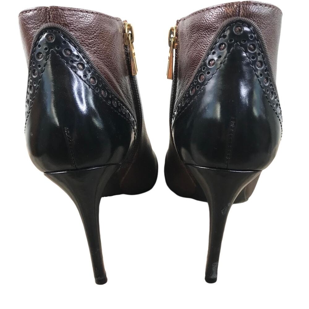 Tory Burch Brown and Black Ankle Booties - Picture 9 of 13
